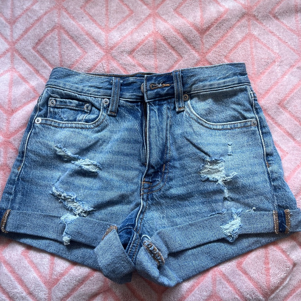 Denim Distressed Women's Shorts